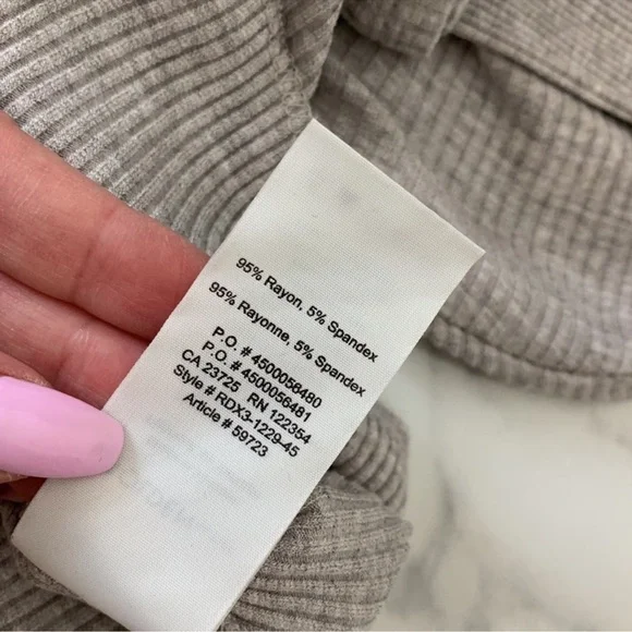 TNA Ribbed Long Sleeve Top - Picture 4 of 4